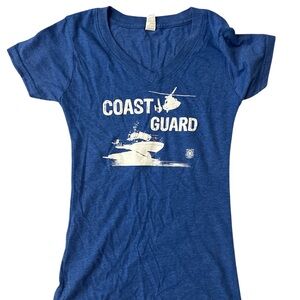 Source Unknown Blue Coast Guard Tee